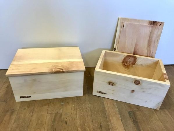 Brotboxen aus Zirbenholz